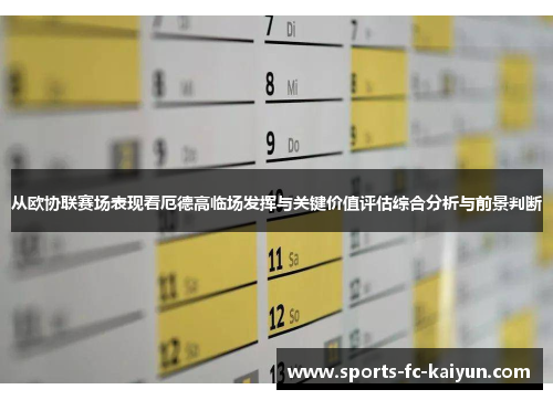 从欧协联赛场表现看厄德高临场发挥与关键价值评估综合分析与前景判断